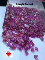 Natural Raw Garnet Gemstone | 498 Ct Lot | Deep Red Garnet Rough