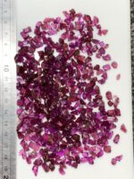 Natural Raw Garnet Gemstone | 498 Ct Lot | Deep Red Garnet Rough - Image 2