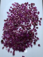 Natural Raw Garnet Gemstone | 498 Ct Lot | Deep Red Garnet Rough - Image 4
