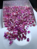 Natural Raw Garnet Gemstone | 498 Ct Lot | Deep Red Garnet Rough - Image 5