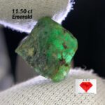 11.50 Carat Afghan Emerald Crystal: Panjshir Gemstone