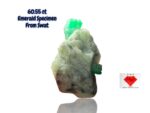 60.55ct Swat Emerald Specimen – Striking Natural Crystal (33.67 x 20.50 x 16.75mm)