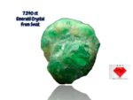 7.240ct Swat Emerald Crystal – Untreated Natural Green Gem (11.38 x 10.49 x 9.00mm)