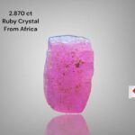 African Ruby Crystal (2.870ct) – A Natural Gem with Stunning Depth