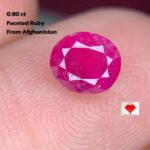 A Closer Look at a 0.80ct Faceted Ruby: Cut, Color, and Craftsmanship