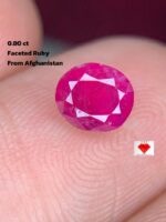 A Closer Look at a 0.80ct Faceted Ruby: Cut, Color, and Craftsmanship