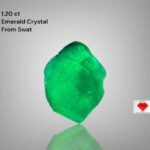 1.20ct Swat Emerald Crystal: Vivid Green Gemstone
