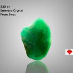 Unearthing Beauty: A 3.10ct Emerald Crystal from Swat Valley