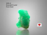 A Gem of the Mountains: 3.90ct Swat Emerald Crystal with Striking Depth
