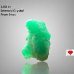 A Gem of the Mountains: 3.90ct Swat Emerald Crystal with Striking Depth