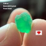 The Beauty and Metrics of an Emerald Crystal: 2.20 ct SWAT – 8.23 × 7.40 × 5.27 mm