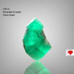 Radiant Simplicity: 1.81ct Emerald Crystal from Swat Valley