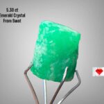 5.30 ct Swat Emerald Crystal: Natural Collector Gem