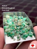 A Rare 78.75-Carat Rough Emerald from Swat