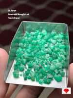 Swat Valley Emerald Rough Lot — 55.70 Carats