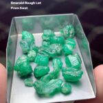 Swat Valley Emerald Rough Lot — 56.45 Carats