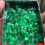 Facet Grade Rough - 138.5 ct - Vivid Green Emerald From Swat, Pakistan