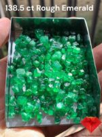 Facet Grade Rough - 138.5 ct - Vivid Green Emerald From Swat, Pakistan