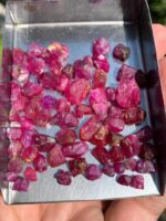 130 ct Afghan Ruby Rough Lot – Red Crystals with Natural Beauty & Form - Image 5