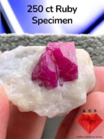 Beautiful Ruby Specimen of 250 carat