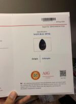 AIG Certified High Fire 24.28 CT Black Ethiopian Opal - Image 8