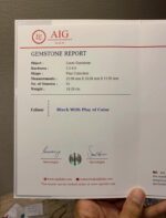 AIG Certified High Fire 24.28 CT Black Ethiopian Opal - Image 7