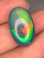 Honey Comb 12.35 CT Black Ethiopian Opal - Image 3
