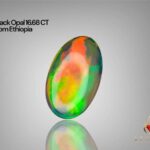 Black Opal of 16.68 CT from Ethiopia