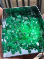 Facet Grade Rough - 138.5 ct - Vivid Green Emerald From Swat, Pakistan - Image 7