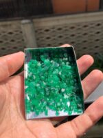 Facet Grade Rough - 138.5 ct - Vivid Green Emerald From Swat, Pakistan - Image 4