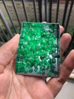 Facet Grade Rough 128 ct Emerald - Vivid Green - from Swat, Pakistan - Image 11