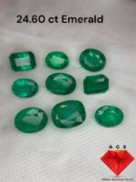 24.60 Carat Natural Zambian Emerald Parcel