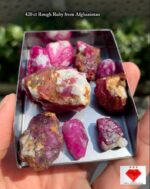 Beautiful 420 ct Rough Ruby from Afghanistan