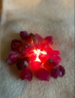 39.90ct Afghan Ruby Rough Lot – Red Crystals with Natural Beauty & Form - Image 4