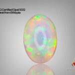 AIG Certified Big Opal of 50.12 Carat from Ethiopia