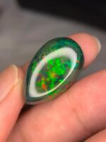 AIG Certified High Fire 24.28 CT Black Ethiopian Opal - Image 3