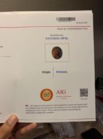 AIG Certified Full Fire 27.71 CT Black Ethiopian Opal - Image 8