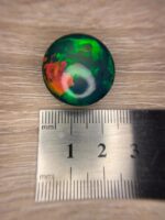 AIG Certified Beautiful Fire 26.91 CT Black Ethiopian Opal from Ethiopia - Image 6