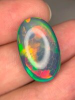 Honey Comb 12.35 CT Black Ethiopian Opal - Image 4