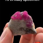 79 ct Beautiful Ruby Specimen from Afghanistan with some pyrite