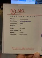 AIG Certified 3.54 ct Emerald from Ethiopia - Image 4