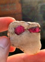 82 ct Natural Afghan Ruby Specimen – Alien-Like Twin Crystal - Image 2
