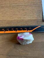 135 ct Natural Afghan Ruby Specimen – Aesthetic Crystal on White Matrix - Image 11