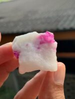 135 ct Natural Afghan Ruby Specimen – Aesthetic Crystal on White Matrix - Image 6