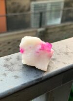 135 ct Natural Afghan Ruby Specimen – Aesthetic Crystal on White Matrix - Image 8