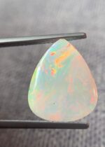 White Opal – 6.76 Carat Pear-Shaped Cabochon Gemstone - Image 3