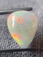 White Opal – 6.76 Carat Pear-Shaped Cabochon Gemstone - Image 10