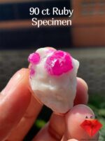 Pinky 90 ct Ruby Specimen from Afghanistan