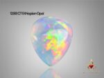 12.93 Carat Natural White Opal from Ethiopia – A True Gemstone Masterpiece