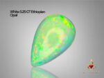 5.25 CT Ethiopian White Opal  Natural Gemstone